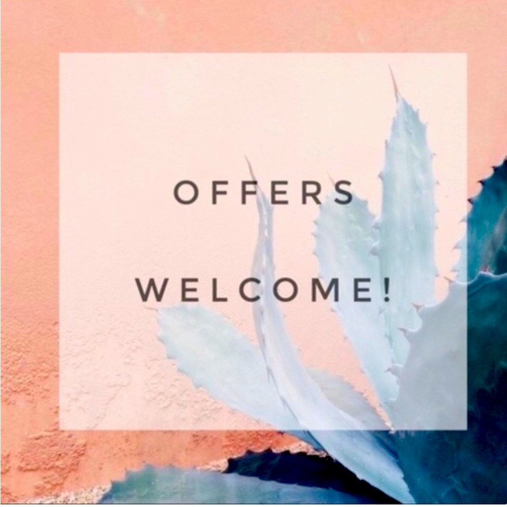 Reasonable Offers are welcome